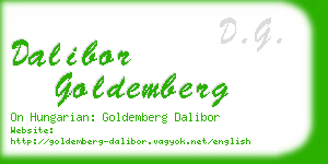 dalibor goldemberg business card